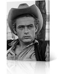 Amazon.com: HB Art Design James Dean Smoking Sexy Black and White Canvas  Wall Art Print American Icon Artwork Living Room Bedroom Decor Home Decor  Made in USA 8x12: Posters & Prints