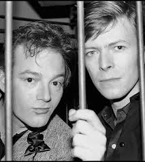 Jackie Curtis with David Bowie at The Mudd Club. New York, 1979