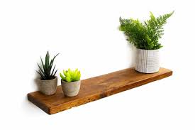 This is important if you want to store dinner plates or other wider items on your shelving. Rustic Floating Shelf 15cm Deep 2 5 Cm Thick Handmade From Solid Reclaimed Wood Complete With Fixings Kitchen Shelves Ashley Moore Furniture