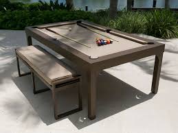 This convertible dining room pool table is guaranteed to provide hours of family fun and excitement! The Balcony Outdoor Pool Table Robbies Billiards Outdoor Pool Table Billiards Dining Table Pool Table