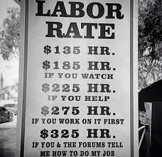 Labor Rate Electrician Working On It Just Do It