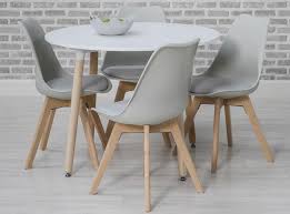 3.8 out of 5 stars 145. Urban Round Dining Table And 4 Chairs White And Grey Cfs Furniture Uk