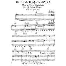 Andrew Lloyd Webber Phantom Of The Opera Piano Sheet Music Free Liked On Polyvore Sheet Music Piano Sheet Music Piano Sheet Music Free