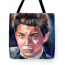 Paul Anka Throw Pillow by Lee Sinesby