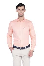 Allen Solly Shirts Allen Solly Peach Shirt For Men At Allensolly Com