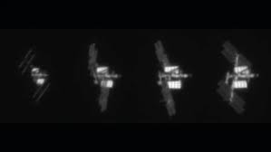 Image result for international space station through telescope