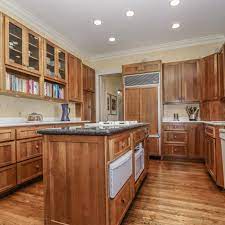 Maple and hickory, as well as trendy cherry, are the preferred domestic hardwoods for building face frames and cabinet doors. Photos Hgtv