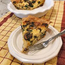 Mushroom Spinach Swiss Cheese Quiche Sugar Sunshine And Flowers Recipe Cheese Quiche Swiss Cheese Quiche Stuffed Mushrooms