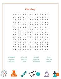 chemistry word search