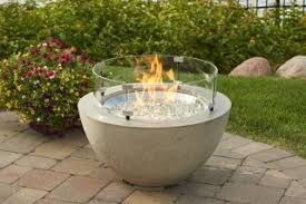 With a few materials and some space, you can design a fire pit bowl that will decorate your backyard while providing a nice place for a crackling fire. Cove 29 Round Gas Fire Pit Bowl The Outdoor Greatroom Company
