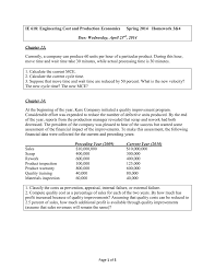 If you make $65,000 per year, your hourly salary would be $33.33. Ie 618 Engineering Cost And Production Economics Spring 2014