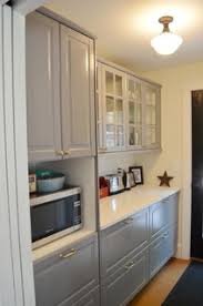 The highs and lows of microwave placement in kitchen. Ikea Cabinet For A Built In Microwave Kuche Boston Von Inspired Kitchen Design Houzz