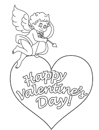 Valentine Coloring Cupid Valentine Coloring Pages Cupid Valentine Colorin Printable Valentines Coloring Pages Valentine Coloring Valentines Day Coloring Page