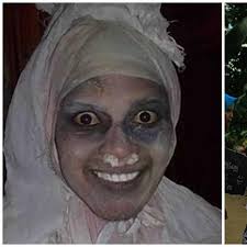 Di video kali ini.kami kembali lagi menguji adrenalin barbar kami ,,regy yang berpakaian pocong ,mencoba tiduran di kuburan.gimana reaksinya , bakal apa ya. Foto Pocong Seram Banget