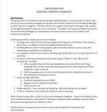 Their duties include researching and contacting potential tenants, arranging for building maintenance and managing payments and budgets. Apartment Manager Duties And Responsibilities Apartment Post