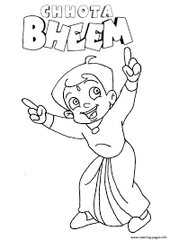 Print krishna coloring page & book. Cartoon Sketches Of Krishna Chhota Bheem Coloring Pages Printable