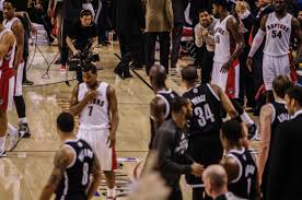 The raptors, who were led by kyle lowry's 24 points, had their five. Nets Raptors Rivalry Wikipedia