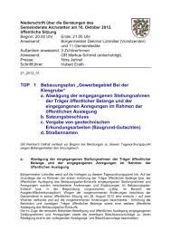 Da sich für manche häuser kein neuer eigentümer findet, kommen. 1 Anderung Des Bebauungsplanes Und Der Ortlichen Aichstetten
