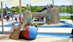 Gorgeous Play Area At The Aurora Reservoir In Colorado With Themed Play Equipment From Id Sculpture Play Equipment Sculpture Play Area