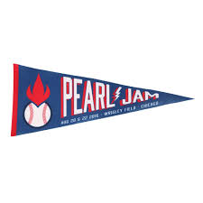 2016 Pearl Jam Wrigley Field Pennant Shop Pearl Jam