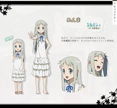 Honma Meiko 527475 Zerochan Anime Character Design Anohana Anime