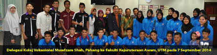 Matlamat program kolej vokasional untuk mela. Delegasi Kolej Vokasional Muadzam Shah Pahang Ke Fakulti Kejuruteraan Awam Utm Pada 7 September 2014 School Of Civil Engineering
