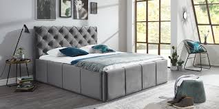 259,99 € monastery eiche/schwarz hgl. Bett Mit Bettkasten Xxl Stauraum In Samtstoff Nelly Moebella24