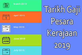 Jadual gaji ini penting untuk mereka yang sentiasa mahu merancang kewangan, terutama sekali bagi anda yang bekerja di sektor kerajaan atau awam. Tarikh Gaji Pesara Kerajaan 2019 For Pc Mac Windows 7 8 10 Free Download Napkforpc Com
