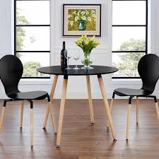 Tadley Black Dining Table Modern Dining Tables Circular Dining Table Round Dining Table Dining Table Black