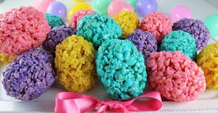 Rice Krispie Easter Eggs Recipe Easter Themed Desserts Edible Easter Crafts Rice Krispie Eggs Easter
