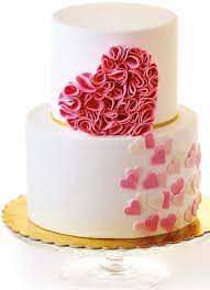 Simple easy valentine love cake or happy birthday cake wife design ideas decorating tutorials video chocolate fondant recipe by rasna @rasnabakes elearning. Valentine S Day Heart Celebration Cake Pocketmags Com