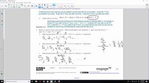 Recursive Formulas For Sequences Examples Solutions Homework Videos Worksheets Lesson Plans