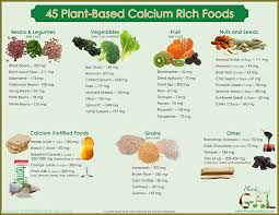 Calcium Chart Download Plant Based Gal