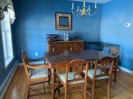 Seats up to 10 persons, has some slight scratches. 1930 S Thomasville Dining Room Set With Buffet Antique Appraisal Instappraisal