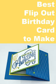 Simply open the card to make is swing (or flip} to reveal the message. The Best Flip Out Birthday Card You Can Make Today