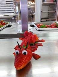 provost elementary pizazz just a little foodart to make the lunch line fun fresh strawberries and a fresh straw fun kids food kid friendly meals weird food
