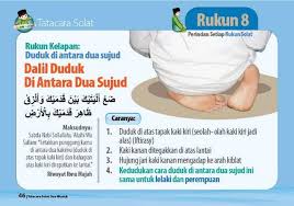 Bentuk duduknya adalah iftirosy, yaitu kaki kiri diduduki dan kaki kanan ditegakkan. Oh Merah Nya Hebatnya Doa Duduk Antara Dua Sujud