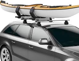 Do you have any other unique ways to load a kayak? Amazon Com Thule Hullavator Pro Rooftop Kayak Carrier Black Silver Sports Outdoors
