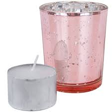 See how to create diy mercury glass with this simple method that emulates the look for a fraction of the cost. Just Artifacts Speckled Mercury Glass Votive Candle Holder 2 75 H 12pcs Gold Votives W 12pcs Wax Tea Light Candles Included Walmart Com Walmart Com