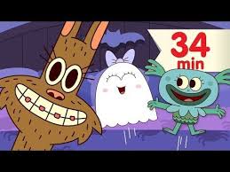 Five Little Monsters Jumping On The Bed More Kids Songs Super Simple Songs Youtube Kids Songs Super Simple Songs Rhymes For Kids