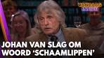 Johan Derksen van slag: 'We mogen het woord 'schaamlippen ... - YouTube