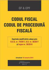 Agenţia naţională de administrare fiscală (anaf) se află în faze avansate pentru modificarea legii evaziunii fiscale, în aşa fel încât legislaţia din românia să permită o mai uşoară investigare a potenţialelor infracţiuni, a declarat, astăzi, preşedintele instituţiei, dragoş doroş. Codul Fiscal Codul De Procedura Fiscala Actualizat 18 Ianuarie 2018 Editura Hamangiu