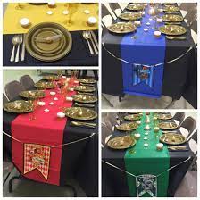 Harry Potter Baby Shower Table Decorations And Place Setting Harry Potter Theme Party Harry Potter Shower Harry Potter Bday