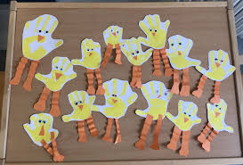 Kucken Hand Ostern Basteln Mit Kindern Ostern Basteln Mit Kindern Basteln Mit Kindern Osternest Basteln