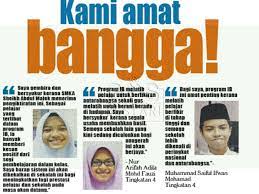 Pertandingan peringkat kebangsaan diadakan di kuala lumpur. Kami Amat Bangga Ini Reaksi Pelajar Smka Sheikh Abdul Malek Rencana Gps Bestari