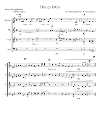 Hello piano enthusiasts, this is amosdoll music, where i have played and taught over 3000+ piano videos by ear to 90million+ interested viewers! Walt Disney Pictures Introduction Theme Leigh Harline Sheet Music For Soprano Tenor Alto Bass Choral Musescore Com