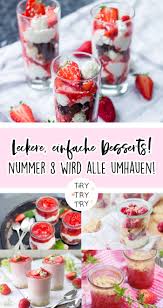 Leckere party desserts eignen sich für jede art von party. Wenns Mal Wieder Schnell Gehen Soll 12 Einfache Desserts Lecker Gesunde Desserts Einfacher Nachtisch