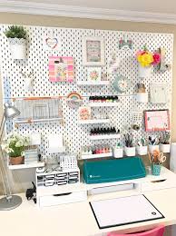 While a pegboard is really handy for hanging your craft tools (or household tools), i don't love the look of them. Craft Room Organization Makeover Ikea Skadis Pegboard Stitches In Paper