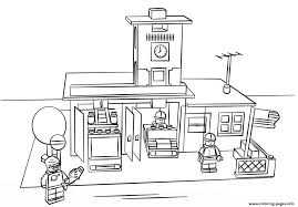 Print Lego Fire Station City Coloring Pages Lego Coloring Pages Lego Police Lego Coloring