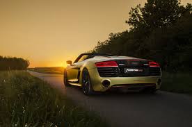 Fostla Goes For Gold With The Audi R8 Spyder With Images Audi R8 Spyder Audi Audi R8